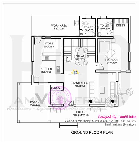 Bungalow Ground Floor Plan - floorplans.click