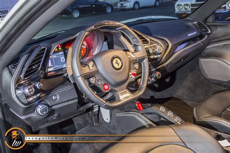 Ferrari 488 GTB - Carbon Interior — Incognito Wraps