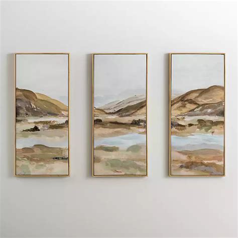 Landscape Framed Canvas Art Prints, Set of 3 | Kirklands Home