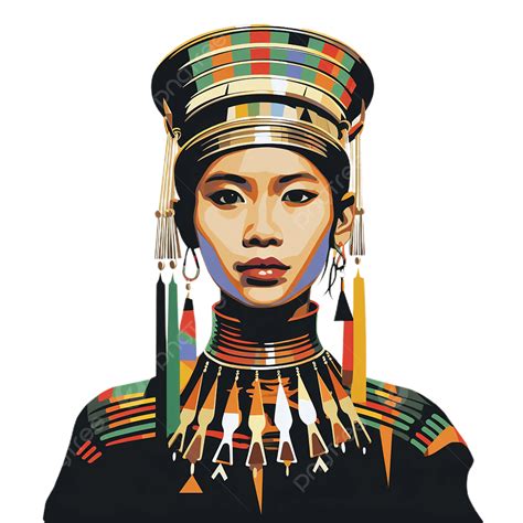 Padaung Tribe Clip Art, Padaung Tribe, Tribe, Transparent PNG Transparent Image and Clipart for ...