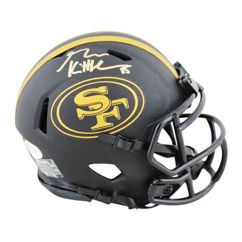 George Kittle Signed 49ers Eclipse Alternate Speed Mini Helmet (Beckett ...