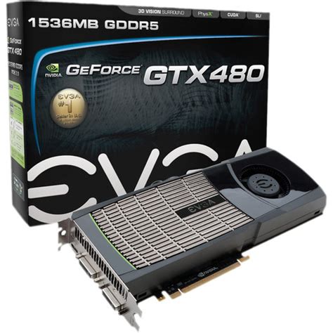 EVGA nVIDIA GeForce GTX 480 1536 MB GDDR5 Graphics