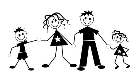 Joint Family Clipart Black