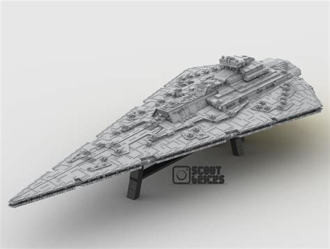 I designed a Bellator-Class Dreadnought with Lego! At a whopping 172.7 studs, or just over 4.5 ...