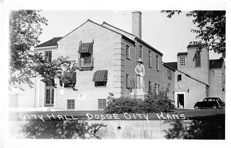 City Hall, Dodge City, Kansas Antique Photo Postcard N5628 - Mary L ...