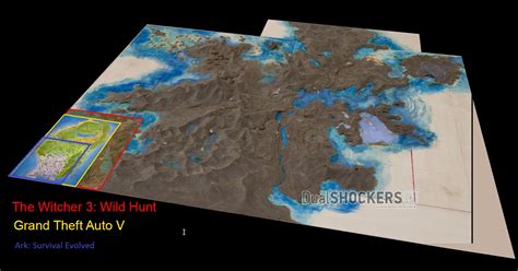 I wonder how big the map of ARK Survival is compared to this. : r/playark