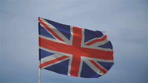 British Flag Waving Wind Slow Motion Stock Footage Video (100% Royalty-free) 1016035876 ...