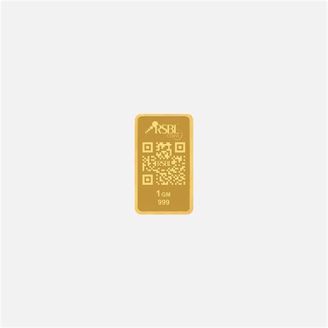 1gm 999 purity gold bar – RSBL eCoins