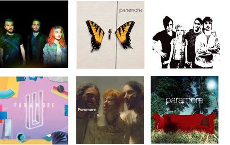 Click the Albums: Paramore Quiz - By escapehere