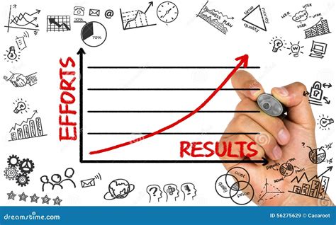 Effort Result Diagram Concept Stock Image - Image of diagram, growth ...