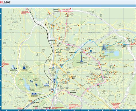 Kuala Lumpur Subway Map - ToursMaps.com