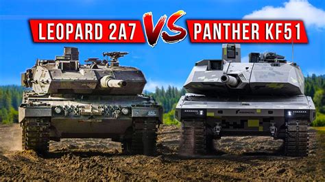 New Panther KF51 vs. Leopard 2A7 - Who will win? - YouTube