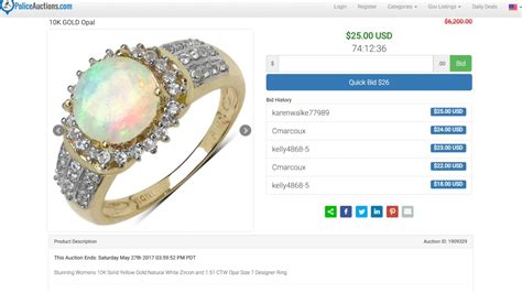 Libra Birthstone Gift Guide (Opal) On PoliceAuctions.com - YouTube