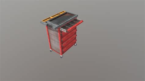 Mechanics Tool Chest with Top Box - Download Free 3D model by zeleniy89 [03ec672] - Sketchfab