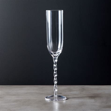 modern champagne flutes | CB2