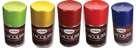 IPMS Product Review: Testors One Coat Lacquer Paints