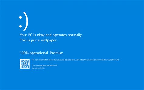 Blue screen of Death Wallpaper 4K, BSoD, Blue screen error