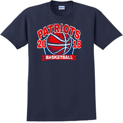 Patriots Basketball T-Shirt Design - 752