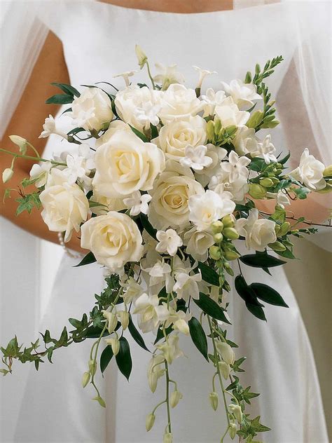 Ivory Rose & Orchid Scented Bridal Bouquet - Flower Studio