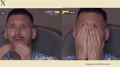 Copa America final: Lionel Messi breaks into tears after being substituted due to injury, fans ...