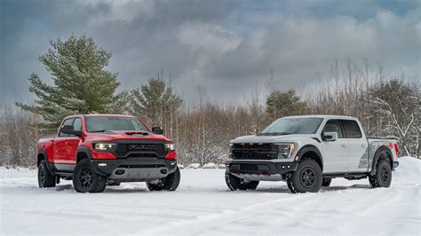 2023 Ford F-150 Raptor R vs. 2022 Ram 1500 TRX: The 700-HP Brawl! : r/cars