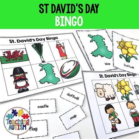 St David’s Day Bingo Activities - Teaching Autism