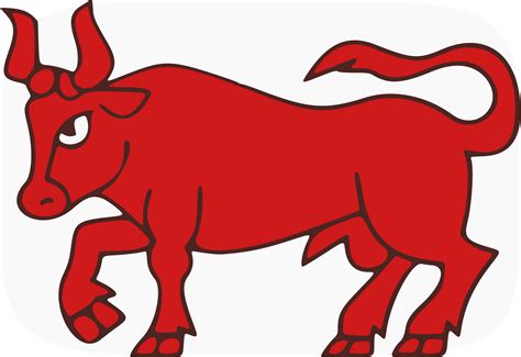 Clipart - Red bull 2