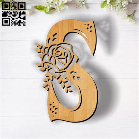 Flower S E0011853 file cdr and dxf free vector download for laser cut ...