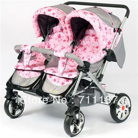 2013 Cheap Twins Pram Double Stroller Side Double Seat Car Beautiful ...