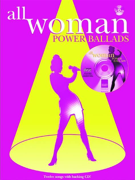 Forwoods ScoreStore | All Woman : Power Ballads published IMP (Book & CD)