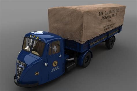 Scammell Scarab 3D Model rigged MAX | CGTrader.com