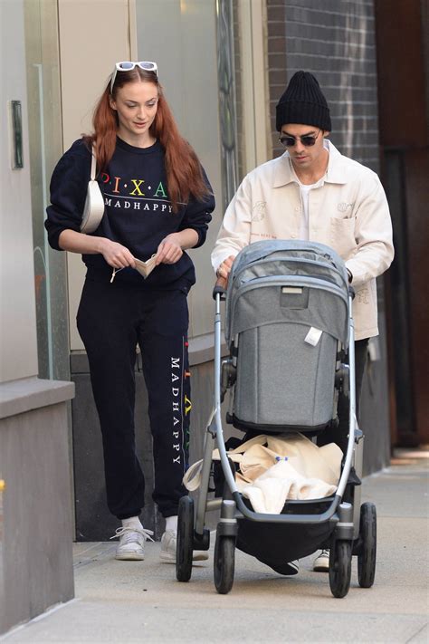 Sophie Turner and Joe Jonas enjoy a leisurely stroll with their baby daughter in New York City