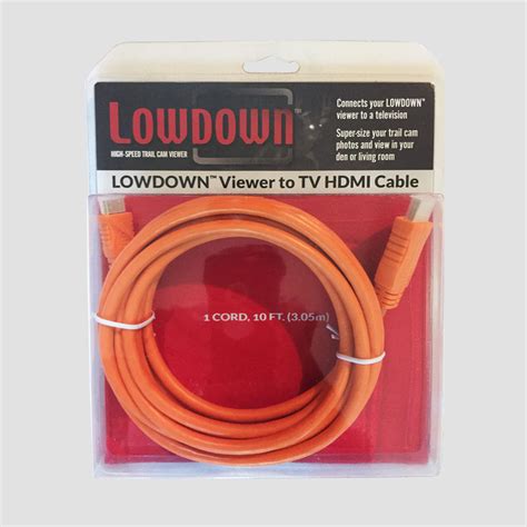 HDMI Cable (10ft) – LOWDOWN Viewer