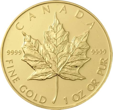 Canadian Maple Leaf 1 oz Gold Coin .9999 - California Gold and Silver ...