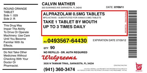 Prescription Label Template Microsoft Word | printable label templates