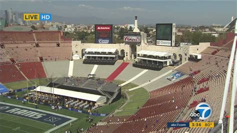 LA Rams kickoff 1st preseason game at LA Coliseum - ABC7 Los Angeles