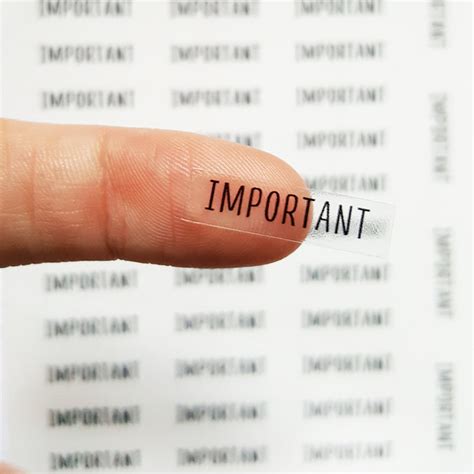 40 Important Stickers Important Planner Stickers Header - Etsy