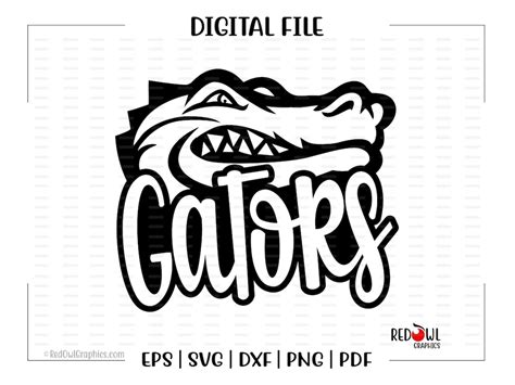 Gator Svg, Gators Svg, Gator, Gators, Clipart, Gator Mascot, Htv, Svg, Dxf, Eps, Png, Pdf ...