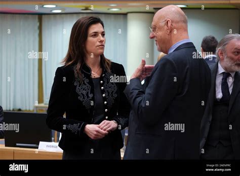 Brussels, Belgium. 10th Dec, 2019. Judit Varga, Hungarian Minister of ...