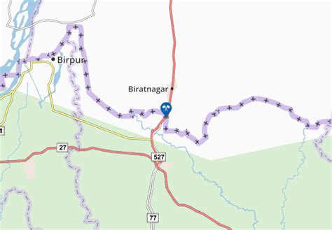 MICHELIN Jogbani map - ViaMichelin