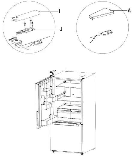 VISSANI MDBF18SS Refrigerator User Guide