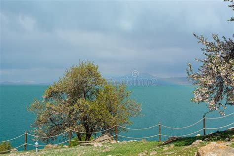 View Of Van Lake From Akdamar Island. In Turkey Stock Image - Image of plant, history: 122570793