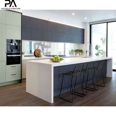 China Customized Lacquered MDF Kitchen Cabinets Manufacturers, Suppliers - Factory Direct ...