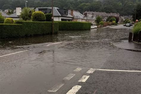 Edinburgh flooding: Shocking picture shows how badly parts of the capital have been hit ...