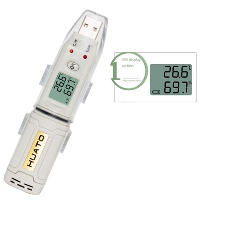 Mini Design USB Data Logger Temperature Usb Logger With LCD Display