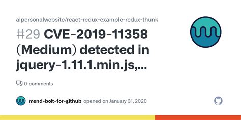 CVE-2019-11358 (Medium) detected in jquery-1.11.1.min.js, jquery-1.12.4.min.js · Issue #29 ...