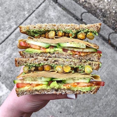 @the_tofurky_company turk’y club sandwich | Healthy lunch, Veggie ...