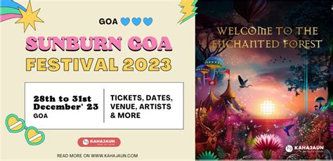 Sunburn Goa Festival 2023: Tickets, Dates, Venue, Artists | KahaJaun