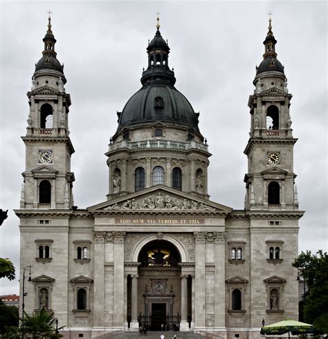 St. Stephen's Basilica in Budapest, Hungary. Designed by Miklós Ybl and completed in 1905 ...