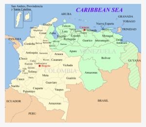 Colombia Venezuela Maritime Border Dispute - Limites De Colombia Con Venezuela PNG Image ...